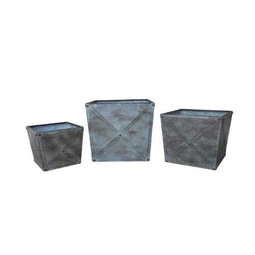 A set of three Neptune Planters of differing sizes