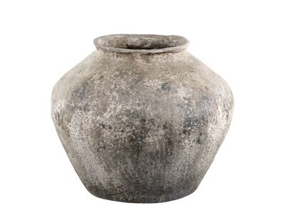 Marina Pot
Antique Cream Pot
Rustic Finish. Wide Pot with wide neck