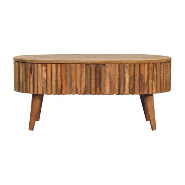 On the face of it, just a good looking contemporary coffee table.