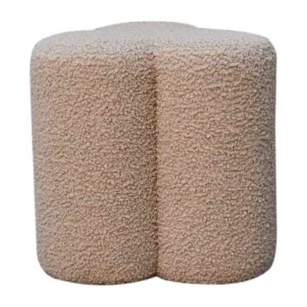 Beautifully shaped, this Trefle Pouffe is made from a polyester and cotton blend for hard wearing.