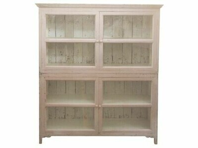 Wooden Display Cabinet - 2 Tiered
