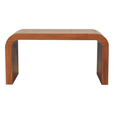 The Valletta coffee table is one of our most popular, with clean lines and made of solid wood.