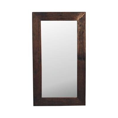 The Forest Mirror
Rectangular Mirror
Dark rustic reclaimed wood finish