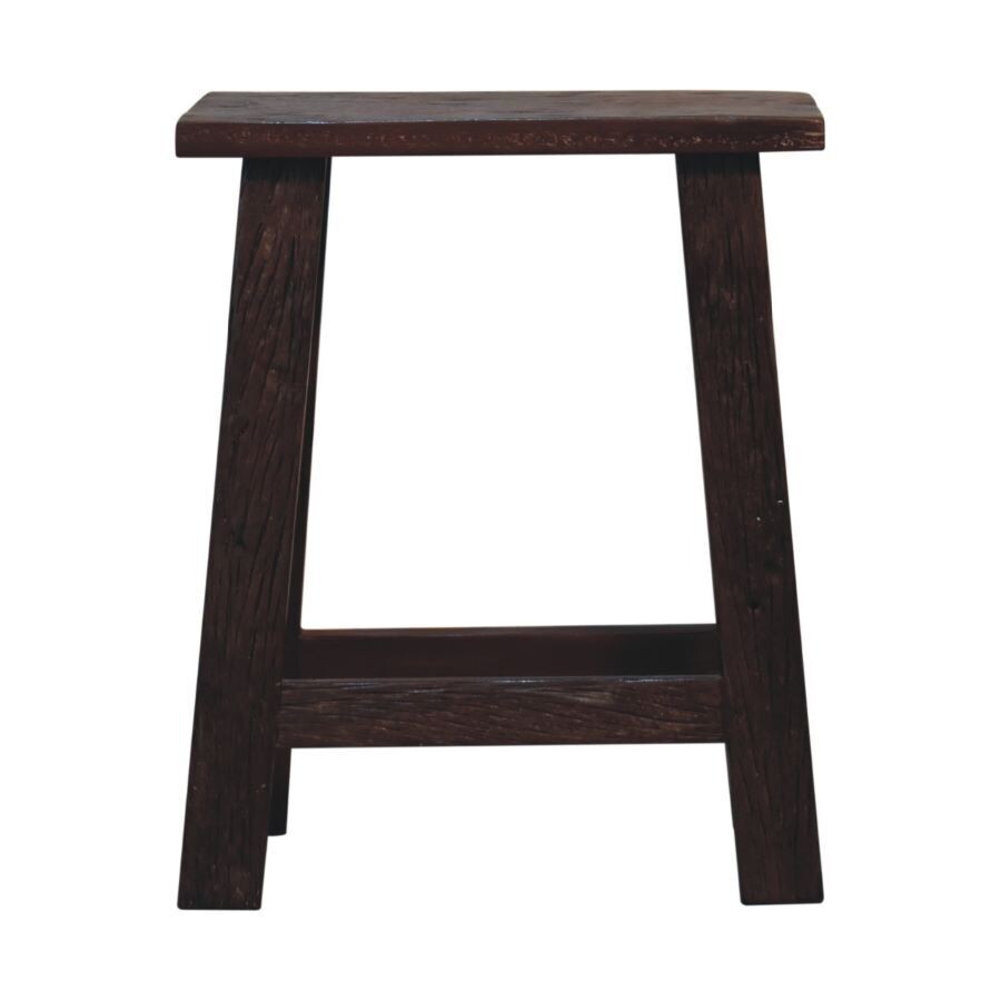 Forest High Stool
Triangular Design
Rustic Recycled Dark Wood.