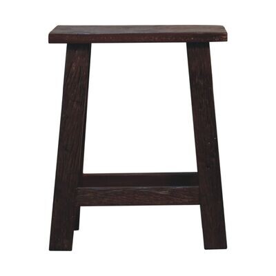 Forest High Stool
Triangular Design
Rustic Recycled Dark Wood.