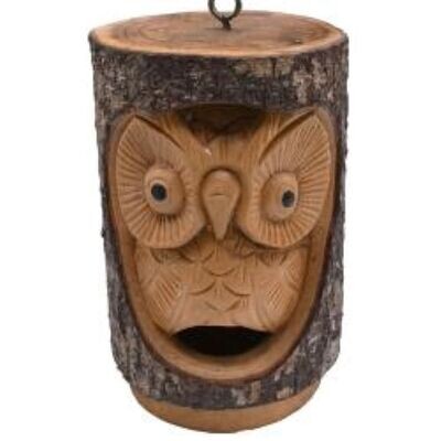 Green Man Owl Bird House