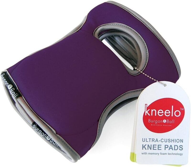 Plum finish garden knee pads