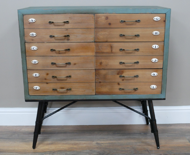 The Herning Drawer Unit is in Industrial style, and just the ticket to make sure everything is well organised.
