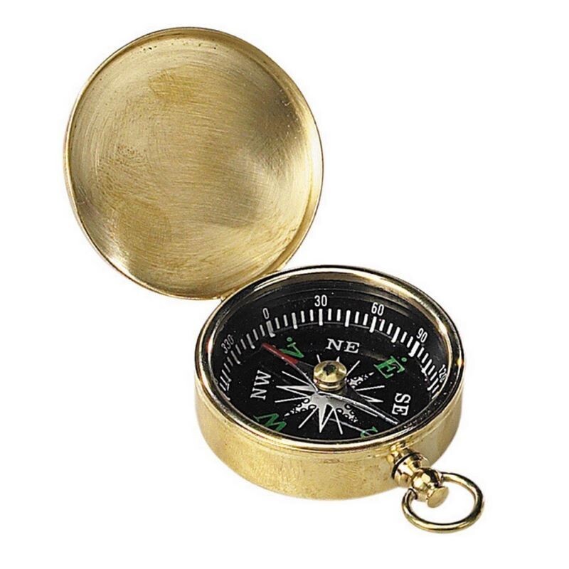 An impressive compass that can be kept in a pocket or hung using the ring on the housing.