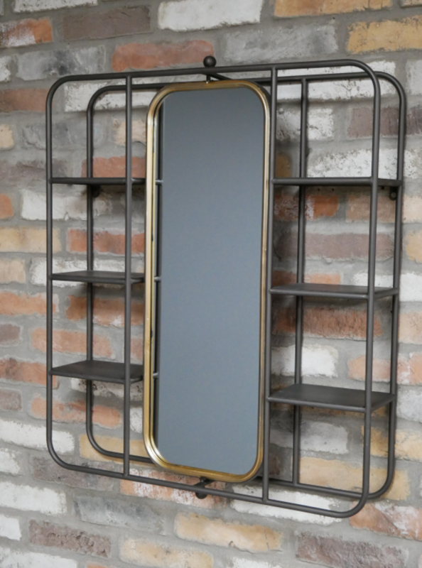 Strand Mirror Shelf Unit