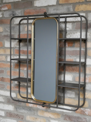 Strand Mirror Shelf Unit