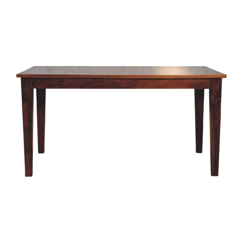 The Bristol is a smart looking dining table with a chestnut finish and chic desugn.