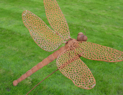 Danny Dragonfly Garden Stake
