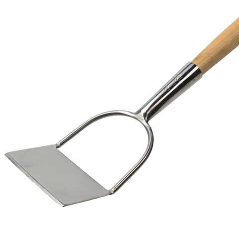 Close up of Blade of Long Handled Dutch Hoe