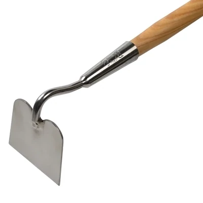 Close-up of Metal Rectangular Horizontal Blade of Long Handled Draw How