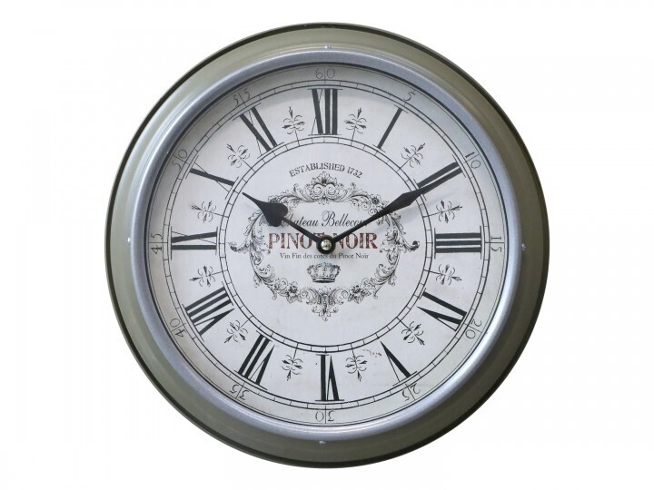 A real pleasure to own this lovely clock with Roman numerals and clear hands. Diameter 32 cm
