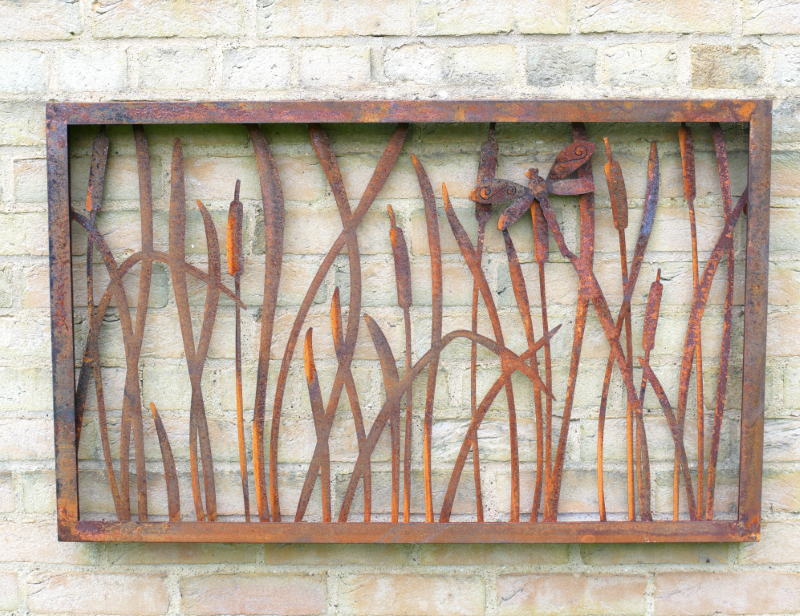 Garden Grasses Wall Art - Large
