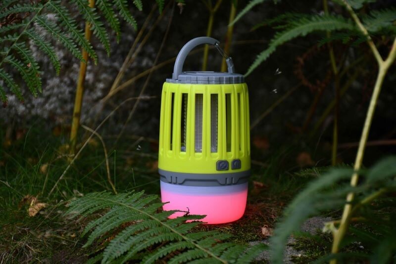 Six Peaks Multi Function Bug Zapper Lantern
Dark Grey Yellow and White Finish. Glows Pink when on