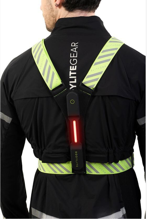 This Bodylite Night Vision Vest is essential for being seen from dusk onwards. Night vision without looking like you're about to dig a hole in the road with this really stylish apparel.