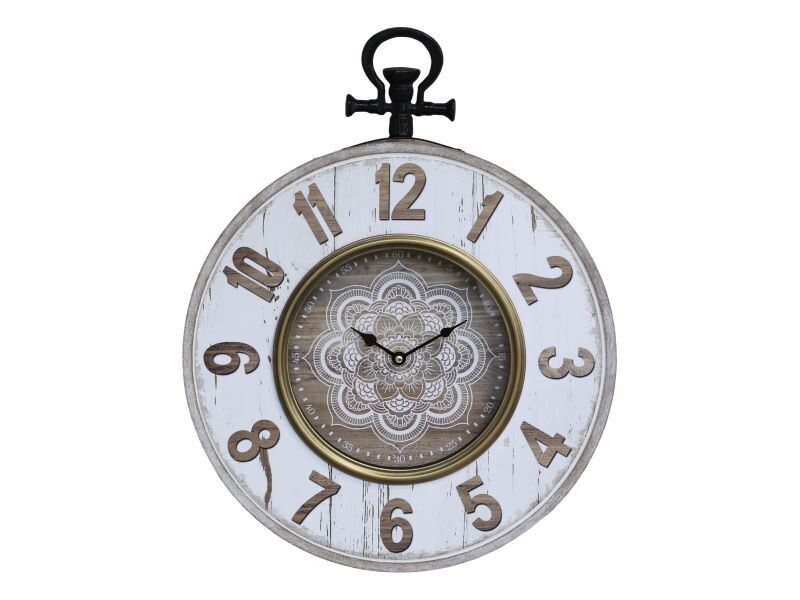 The Wilfred clock will nicely finish any room with clear numbering.