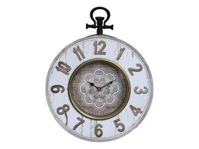 The Wilfred clock will nicely finish any room with clear numbering.