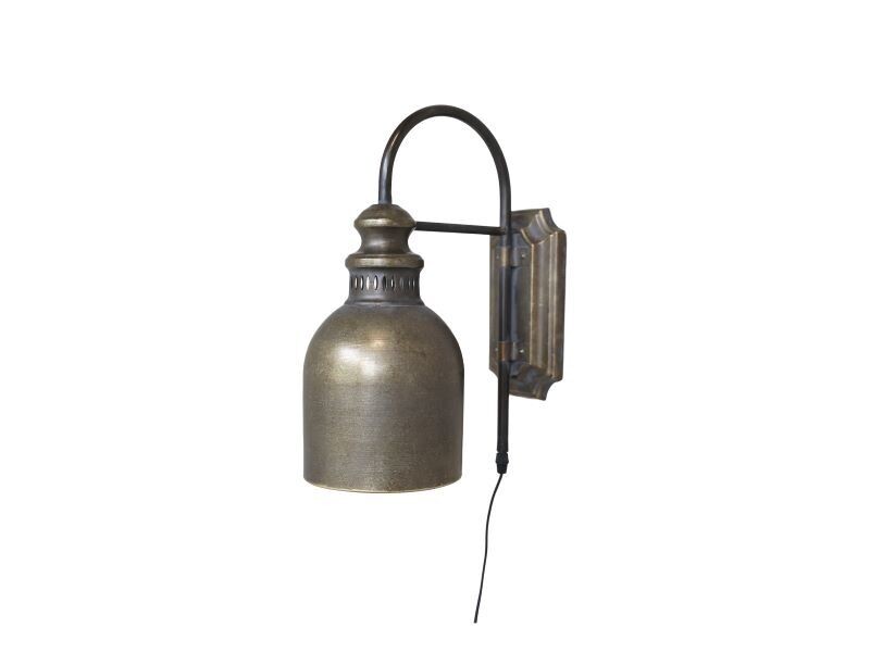 A fashionable wall lamp in Antique Brass at an attractive price.
