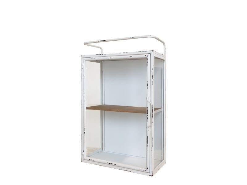 A distressed finish makes this Aylesford Wall Cabinet look rather lovely
