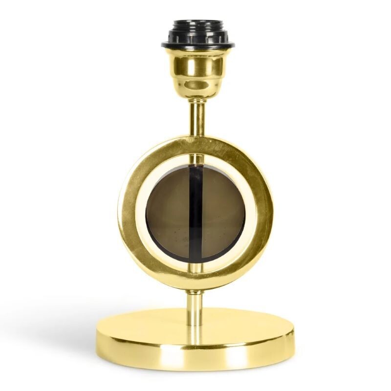 Art Deco Circle Lamp Single Gold