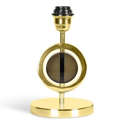 Art Deco Circle Lamp Single Gold