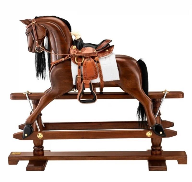 Rocking Horse with Western Saddle