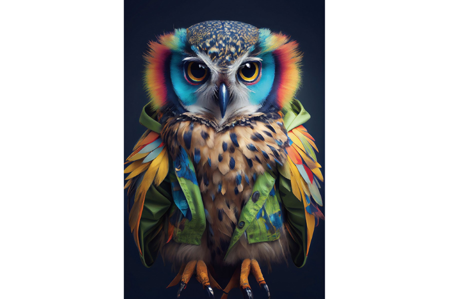 Delilah Tempered Glass Wall Art