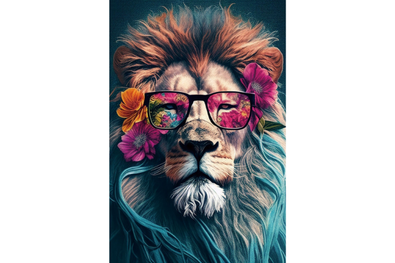 King Tempered Glass Wall Art