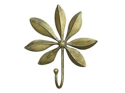 Bronze Finish Leaf Wall Hook