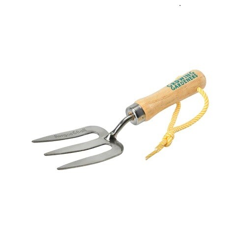 Child's Wooden Handled Garden Hand Fork
