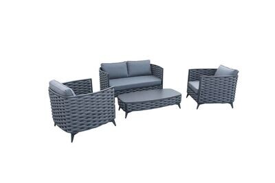 Deluxe Rope Weave Patio Set