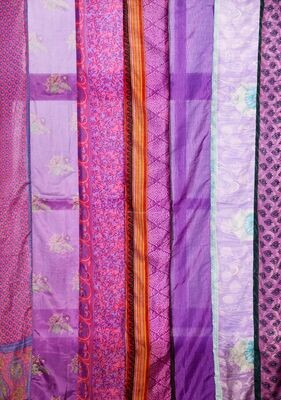 Our sari style curtains also come in this Purple theme
