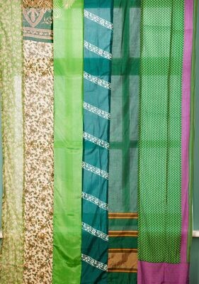 Beautiful green themed panels to give life to plain walls