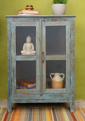 Advik Fair Trade Vintage Display Cabinet