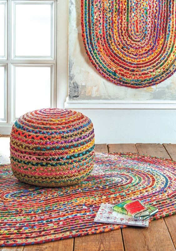 A lovely warm feeling just looking at this pouffe