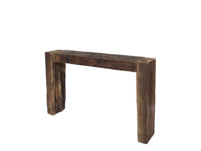 For where you need a shelf or service area, but you haven't got much space, then this rustic style table could well suit your need.
