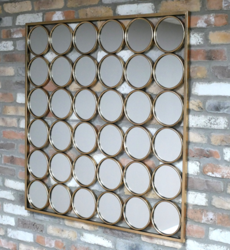 At 109 cm square, this is a magnificent mirror