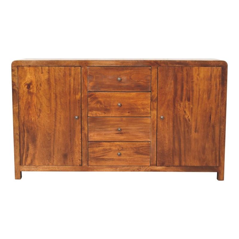 The Keele is a grand sideboard with drawers and rwo doors.