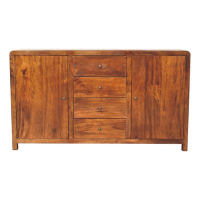 The Keele is a grand sideboard with drawers and rwo doors.