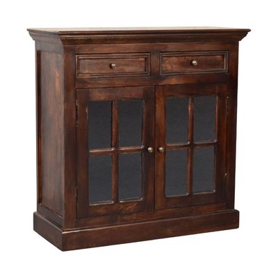 Parlour Walnut Display Cabinet
