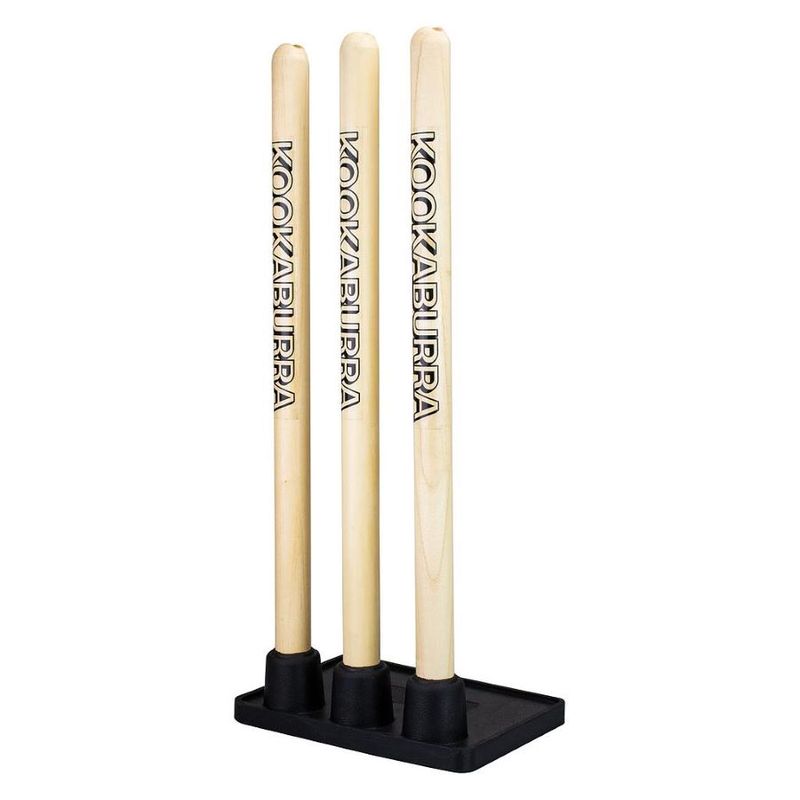 Kookaburra Wooden Practice Stumps
black base - wooden stumps (3)