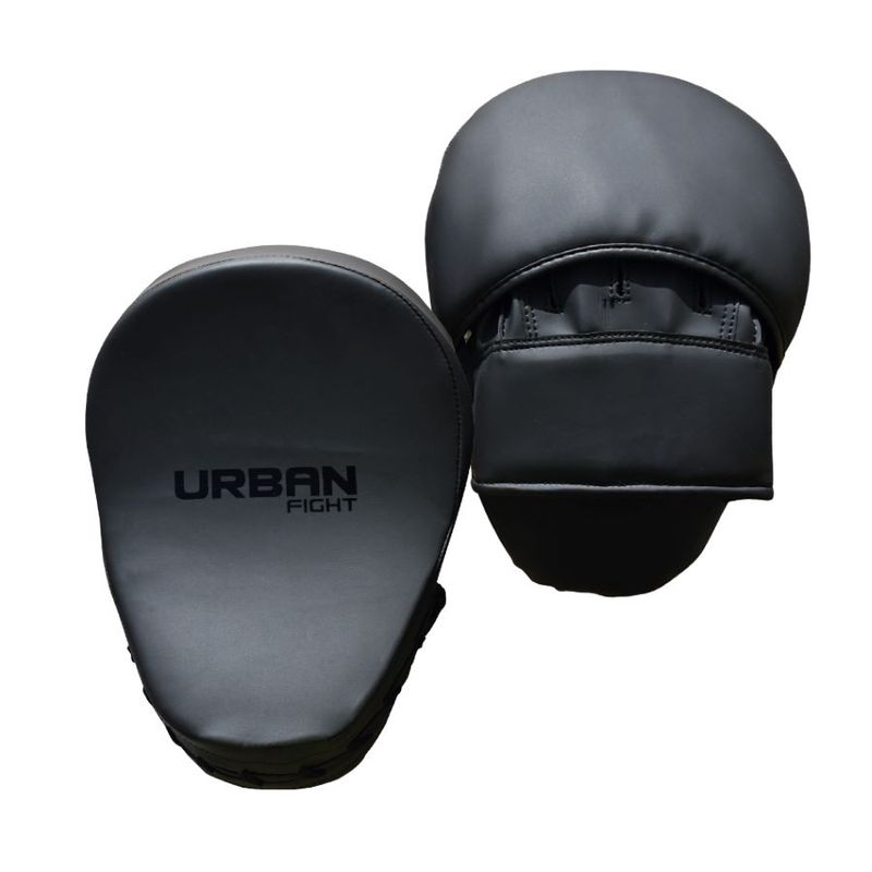 Urban Fight Training Focus Mitts.
Black Finish