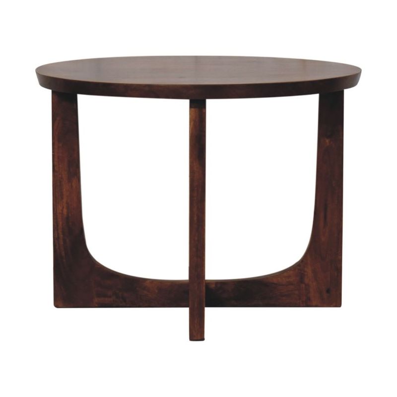 The Callum is a masterpiece of carpentry with its fine curves and lovely chestnut finish.