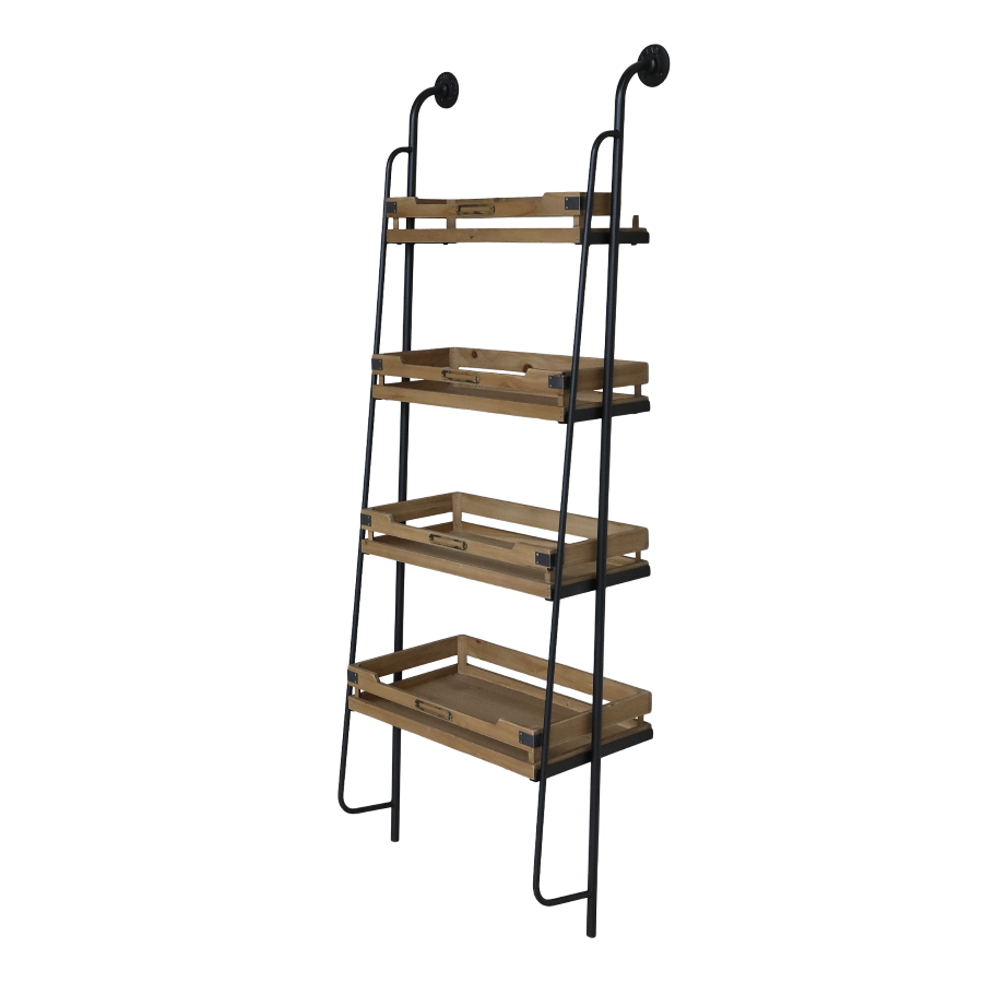 Complete with four shelves 