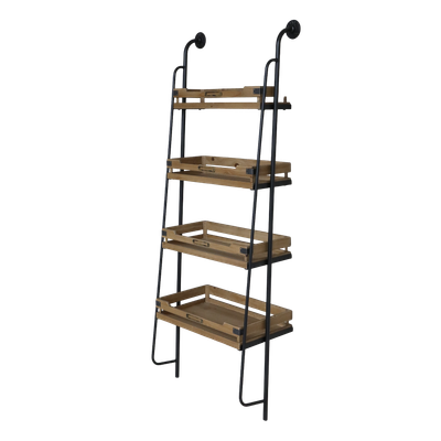 Complete with four shelves 