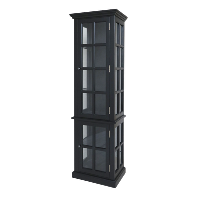 Vanessa Black Finish Display Cabinet The Vanessa in black is exceptional. If you are looking for a striking display unit, then surely this is it.
